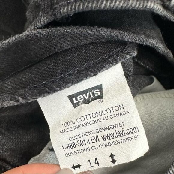 Vintage Orange Tab Black Levi’s Jeans 622 - Picture 5 of 16